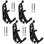 Zinc Alloy Fire-fighting Equipment Fixing Roof Rack Multi-functional Clamp, Red 2pcs /Set, Red 4pcs /Set, Red 6pcs /Set, Orange 2pcs /Set, Orange 4pcs /Set, Orange 6pcs /Set, Black 2pcs /Set, Black 4pcs /Set, Black 6pcs /Set