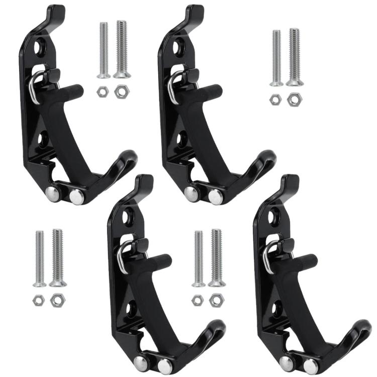 Zinc Alloy Fire-fighting Equipment Fixing Roof Rack Multi-functional Clamp, Red 2pcs /Set, Red 4pcs /Set, Red 6pcs /Set, Orange 2pcs /Set, Orange 4pcs /Set, Orange 6pcs /Set, Black 2pcs /Set, Black 4pcs /Set, Black 6pcs /Set
