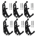 Zinc Alloy Fire-fighting Equipment Fixing Roof Rack Multi-functional Clamp, Red 2pcs /Set, Red 4pcs /Set, Red 6pcs /Set, Orange 2pcs /Set, Orange 4pcs /Set, Orange 6pcs /Set, Black 2pcs /Set, Black 4pcs /Set, Black 6pcs /Set
