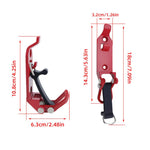 Zinc Alloy Fire-fighting Equipment Fixing Roof Rack Multi-functional Clamp, Red 2pcs /Set, Red 4pcs /Set, Red 6pcs /Set, Orange 2pcs /Set, Orange 4pcs /Set, Orange 6pcs /Set, Black 2pcs /Set, Black 4pcs /Set, Black 6pcs /Set