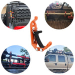 Zinc Alloy Fire-fighting Equipment Fixing Roof Rack Multi-functional Clamp, Red 2pcs /Set, Red 4pcs /Set, Red 6pcs /Set, Orange 2pcs /Set, Orange 4pcs /Set, Orange 6pcs /Set, Black 2pcs /Set, Black 4pcs /Set, Black 6pcs /Set