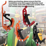 Zinc Alloy Fire-fighting Equipment Fixing Roof Rack Multi-functional Clamp, Red 2pcs /Set, Red 4pcs /Set, Red 6pcs /Set, Orange 2pcs /Set, Orange 4pcs /Set, Orange 6pcs /Set, Black 2pcs /Set, Black 4pcs /Set, Black 6pcs /Set