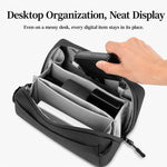 Custodia da viaggio per organizer elettronici, resistente all'acqua, per cavi e accessori.