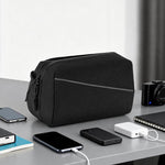 Custodia da viaggio per organizer elettronici, resistente all'acqua, per cavi e accessori.
