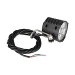 36V-48V Electric Scooter LED Headlight with Built-in Horn 4-LED High Brightness Front Head Lamp with 1.8m Cable