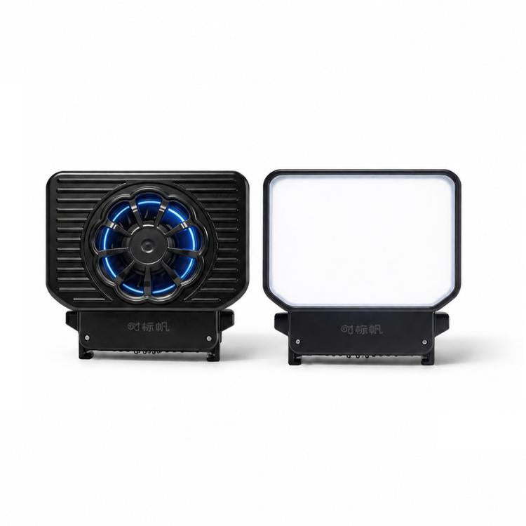 ShiYifan Ventola di raffreddamento e luce di riempimento 2 in 1, For DJI Osmo Nano, For DJI Osmo Action 6, For DJI Osmo Action 4 / 5, For DJI Osmo Pocket 4 / 3 / Insta360 Luna Ultra