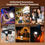 ShiYifan Ventola di raffreddamento e luce di riempimento 2 in 1, For DJI Osmo Nano, For DJI Osmo Action 6, For DJI Osmo Action 4 / 5, For DJI Osmo Pocket 4 / 3 / Insta360 Luna Ultra