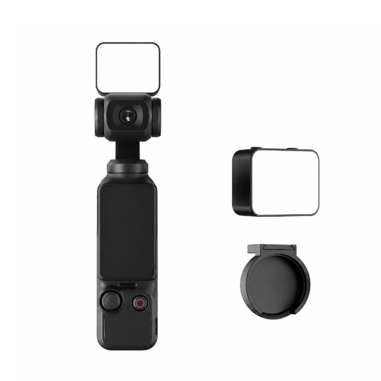 Luce di riempimento magnetica a LED dimmerabile per vlog video per DJI Osmo Pocket 3., Three Lamp, Dual Lamp, Single Lamp