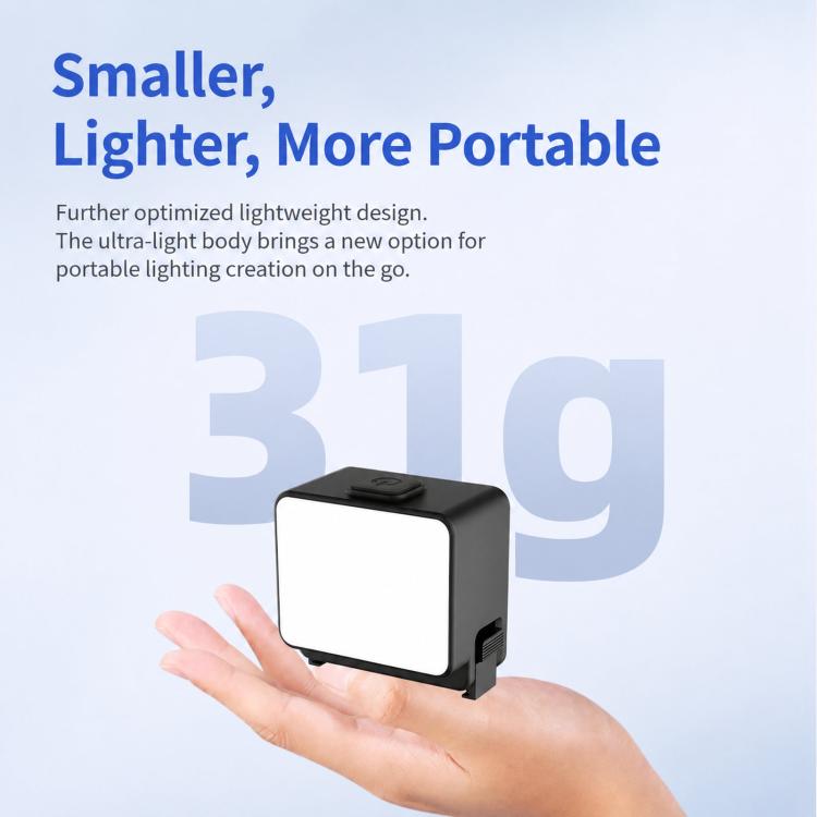 Per DJI Osmo Action 5 Pro / 4 / 3 Luce di riempimento magnetica, lampada fotografica portatile, ML-M02