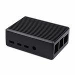 Waveshare 21176 Custodia scanalata in alluminio a strisce per Raspberry Pi 4, 21176