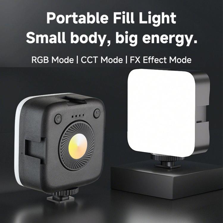 Luce per smartphone, mini luce tascabile portatile, lampada LED per fotografia e video all'aperto, K-05 Dual Temperature, MJ-05 RGB