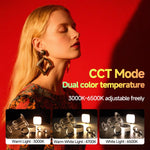 Luce per smartphone, mini luce tascabile portatile, lampada LED per fotografia e video all'aperto, K-05 Dual Temperature, MJ-05 RGB