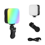 Luce per smartphone, mini luce tascabile portatile, lampada LED per fotografia e video all'aperto, K-05 Dual Temperature, MJ-05 RGB