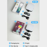 Luce per smartphone, mini luce tascabile portatile, lampada LED per fotografia e video all'aperto, K-05 Dual Temperature, MJ-05 RGB