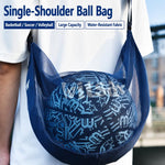 Borsa a tracolla da basket Witsar in rete traspirante con tasca interna con cerniera.