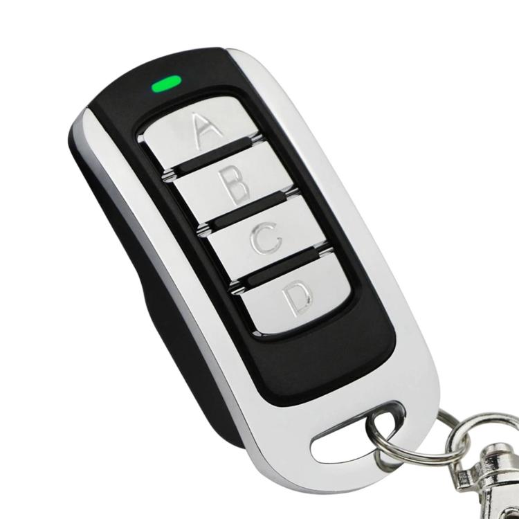 Telecomando con funzione di copia a codice variabile e codice fisso con salto di frequenza automatico da 280 a 868 MHz.