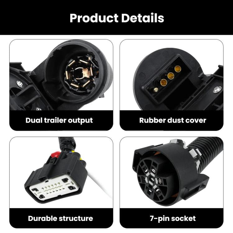 Cablaggio con connettore per presa rimorchio plug-and-play per autoveicoli, BL3Z-13A576-B, 9L3Z-15A416-A