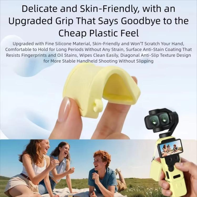 Custodia protettiva in silicone CYNOVA per DJI Osmo Pocket 4P, cover protettiva per schermo e corpo.