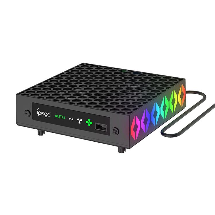 Ventola di raffreddamento superiore ipega per console Xbox Series X con sensore di temperatura automatico, luce RGB e gancio per cuffie., PG-XBX026S