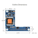 Scheda di espansione Waveshare 5/CM5 dedicata PoE(+) per Raspberry Pi, 34611, 34612+ Case