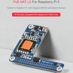 Scheda di espansione Waveshare 5/CM5 dedicata PoE(+) per Raspberry Pi, 34611, 34612+ Case