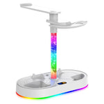 Base di ricarica RGB ipega per controller PS5 VR2 / PlayStation VR2, stazione di ricarica e supporto per visore VR, PG-P5V001S, PG-P5V001