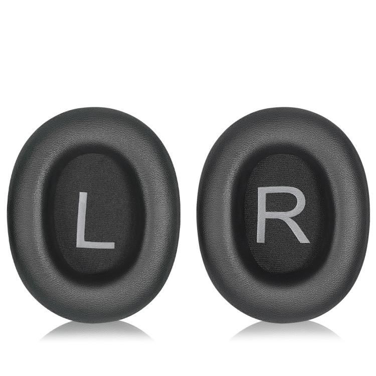 Cuscinetti auricolari di ricambio in morbida schiuma per cuffie QCY H4 (1 paio)., Protein Leather Black, Stitched Leather Black, Football Mesh Black, Ice Silk Black, Protein Leather Light Gold