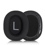 Cuscinetti auricolari di ricambio in morbida schiuma per cuffie QCY H4 (1 paio)., Protein Leather Black, Stitched Leather Black, Football Mesh Black, Ice Silk Black, Protein Leather Light Gold