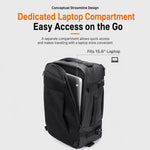 Zaino da viaggio REMOID per laptop, borsa a tracolla convertibile con cinghia per bagaglio.