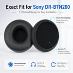 Cuscinetti auricolari di ricambio in morbida similpelle per cuffie Sony DR-BTN200 (2 pezzi).