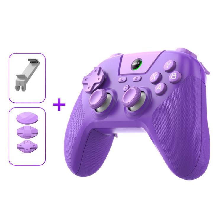 Controller di gioco BSP G3 Tri-Mode con joystick in carbonio e tasti macro per PC / Switch / PS4 / iOS e Android, With Stand White, With Stand Black, With Stand Pink, With Stand Purple, With Receiver White, With Receiver Black, With Receiver Pink      ...