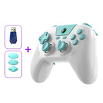 Controller di gioco BSP G3 Tri-Mode con joystick in carbonio e tasti macro per PC / Switch / PS4 / iOS e Android, With Stand White, With Stand Black, With Stand Pink, With Stand Purple, With Receiver White, With Receiver Black, With Receiver Pink      ...