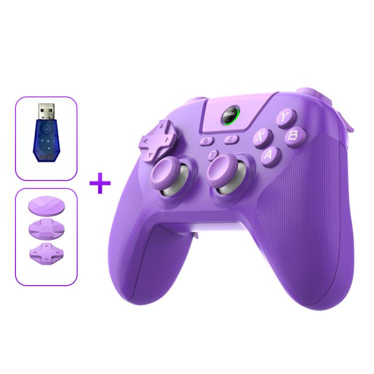 Controller di gioco BSP G3 Tri-Mode con joystick in carbonio e tasti macro per PC / Switch / PS4 / iOS e Android, With Stand White, With Stand Black, With Stand Pink, With Stand Purple, With Receiver White, With Receiver Black, With Receiver Pink      ...
