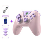Controller di gioco BSP G3 Tri-Mode con joystick in carbonio e tasti macro per PC / Switch / PS4 / iOS e Android, With Stand White, With Stand Black, With Stand Pink, With Stand Purple, With Receiver White, With Receiver Black, With Receiver Pink      ...