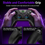Controller di gioco BSP G3 Tri-Mode con joystick in carbonio e tasti macro per PC / Switch / PS4 / iOS e Android, With Stand White, With Stand Black, With Stand Pink, With Stand Purple, With Receiver White, With Receiver Black, With Receiver Pink      ...
