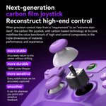 Controller di gioco BSP G3 Tri-Mode con joystick in carbonio e tasti macro per PC / Switch / PS4 / iOS e Android, With Stand White, With Stand Black, With Stand Pink, With Stand Purple, With Receiver White, With Receiver Black, With Receiver Pink      ...