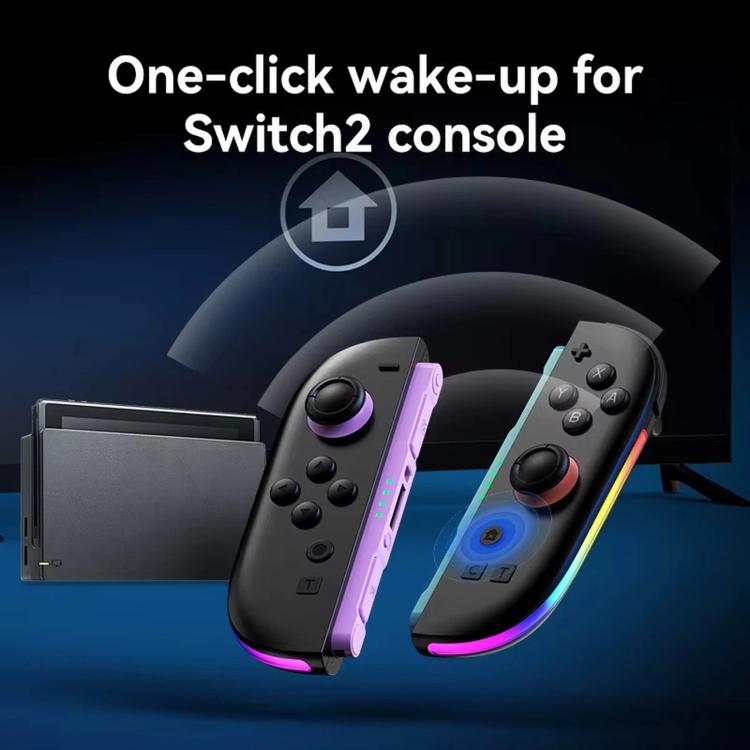 JOY-06 Controller wireless magnetici per Switch 2 con joystick in film di carbonio, giroscopio a 9 assi, riattivazione con un solo tasto
