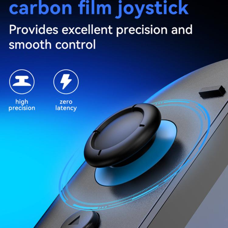 JOY-06 Controller wireless magnetici per Switch 2 con joystick in film di carbonio, giroscopio a 9 assi, riattivazione con un solo tasto