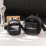 Borsa a tracolla compatta per fotocamera, con scomparti per schede SD per mirrorless e accessori., Cwatcun D333 Small, Cwatcun D333 Large