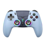 Controller wireless per PS5, gamepad Bluetooth con luce RGB, effetto Hall Joy, pulsante macro posteriore.