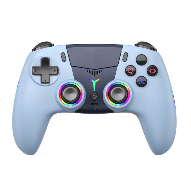 Controller wireless per PS5, gamepad Bluetooth con luce RGB, effetto Hall Joy, pulsante macro posteriore.