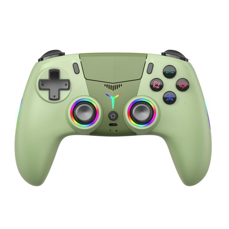 Controller wireless per PS5, gamepad Bluetooth con luce RGB, effetto Hall Joy, pulsante macro posteriore.