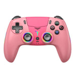 Controller wireless per PS5, gamepad Bluetooth con luce RGB, effetto Hall Joy, pulsante macro posteriore.