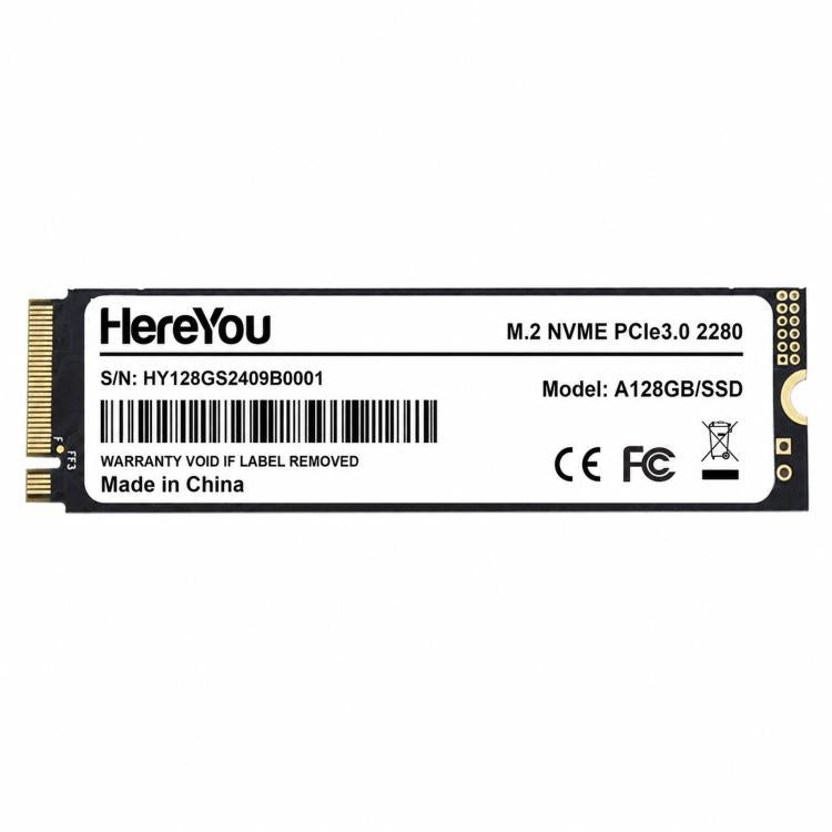 HereYou M.2 NVMe PCIe 3.0 SSD 2280 Unità a stato solido interna per laptop, 128GB, 256GB, 512GB, 1TB