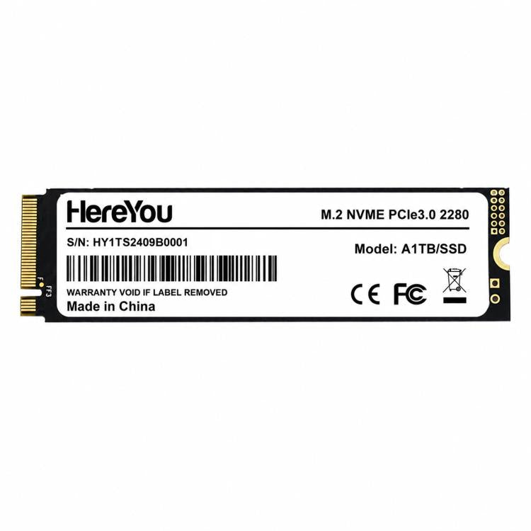 HereYou M.2 NVMe PCIe 3.0 SSD 2280 Unità a stato solido interna per laptop, 128GB, 256GB, 512GB, 1TB