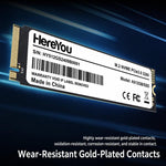 HereYou M.2 NVMe PCIe 3.0 SSD 2280 Unità a stato solido interna per laptop, 128GB, 256GB, 512GB, 1TB