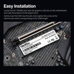 HereYou M.2 NVMe PCIe 3.0 SSD 2280 Unità a stato solido interna per laptop, 128GB, 256GB, 512GB, 1TB