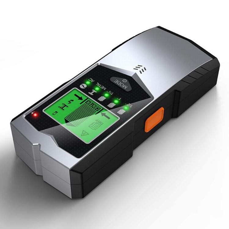 Rilevatore di montanti elettronico 5 in 1, scanner digitale per pareti, sensore per montanti in legno, metallo e cavi CA sotto tensione SH401, SH401