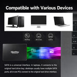 Unità SSD interna ad alta velocità da 2,5 pollici per laptop e PC desktop., HereYou SATA3 128G, HereYou SATA3 256G, HereYou SATA3 512G, HereYou SATA3 1TB