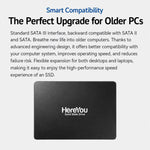 Unità SSD interna ad alta velocità da 2,5 pollici per laptop e PC desktop., HereYou SATA3 128G, HereYou SATA3 256G, HereYou SATA3 512G, HereYou SATA3 1TB